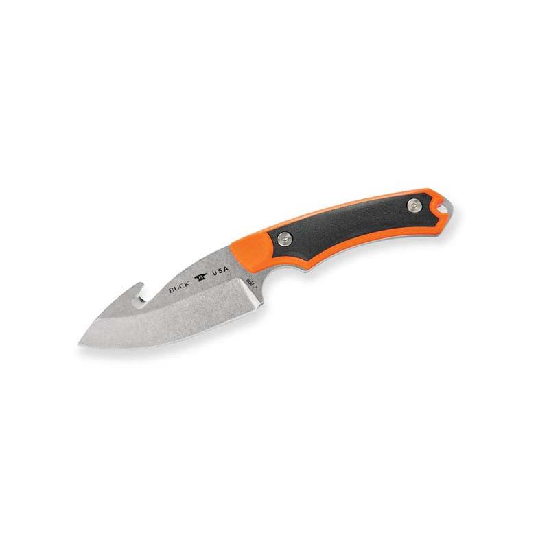 Buck 664 Alpha Hunter Select Guthook Jagdmesser 420Hc Stahl Rostfrei Nylon Mit G&uuml;rtelschl.