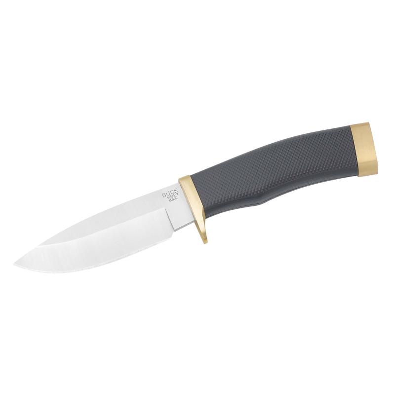 Buck 692 Vanguard Jagdmesser, 420Hc Stahl Rostfrei Gummi Droppoint Messing-Backen Cordura