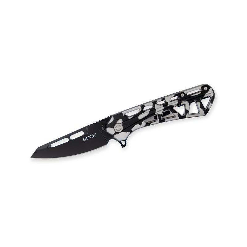Buck 811 Trace Ops Taschenmesser, 7Cr17Mov-Stahl, Rostfrei, Eloxierter Aluminium-Griff