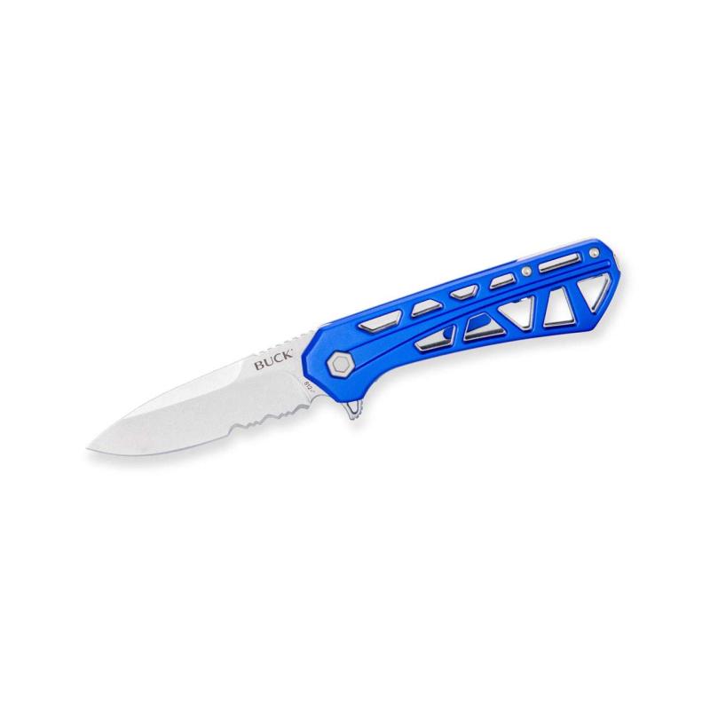 Buck 812 Trace Taschenmesser, 7Cr17Mov-Stahl, Rostfrei, Eloxierter Aluminium-Griff