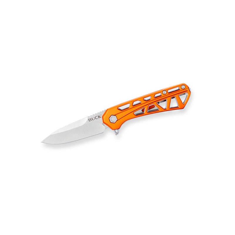 Buck 814 Mini Trace Taschenmesser, 7Cr17Mov-Stahl, Rostfrei, Eloxierter Aluminium-Griff