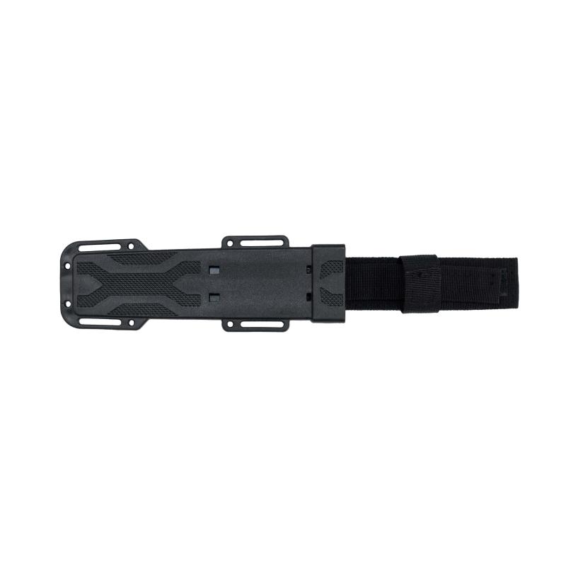 Cjh G&uuml;rtelmesser, Aisi 420 Stahl, Rostfrei, Parierelement, Kunststoff-Scheide