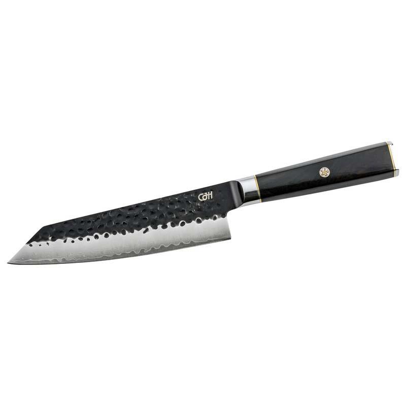 Cjh Kiritsuke-Messer, 67-Lagen Damast, Vg-10 Kernlage, 60&plusmn;2 Hrc, Ebenholz, Geschenkverp.