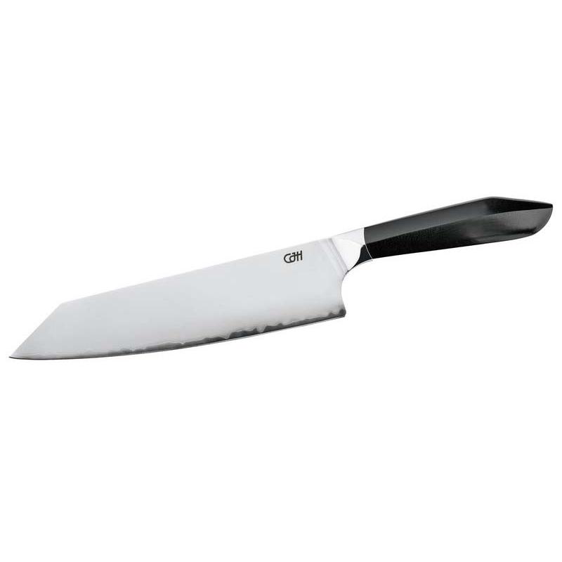 Cjh Kiritsuke-Messer Gro&szlig;, 3-Lagen Stahl Jap. Aus-10 Stahl, 60&plusmn;2 Hrc, G10, Geschenkverp.
