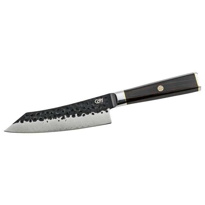 Cjh Kiritsuke-Messer Klein, 67-Lagen Damast, Vg-10 Kernlage, 60&plusmn;2 Hrc, Ebenholz, Geschenkverp.