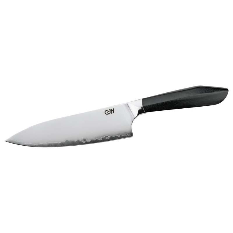 Cjh Kochmesser Klein, 3-Lagen Stahl Jap. Aus-10 Stahl, 60&plusmn;2 Hrc, G10, Geschenkverp.