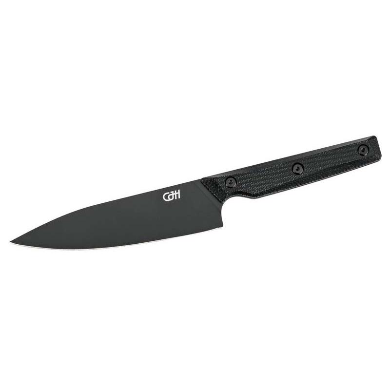 Cjh Kochmesser Klein, Vg-10 Stahl, Black Titan, 60&plusmn;2 Hrc, Schwarze Geschenkverp.