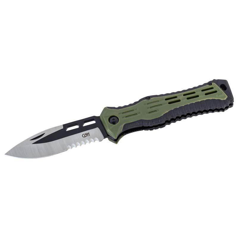 Cjh Taschenmesser, Aisi 420 Stahl, Rostfrei, Teils&auml;gez., Teilbeschichtet, Duotone- Clip