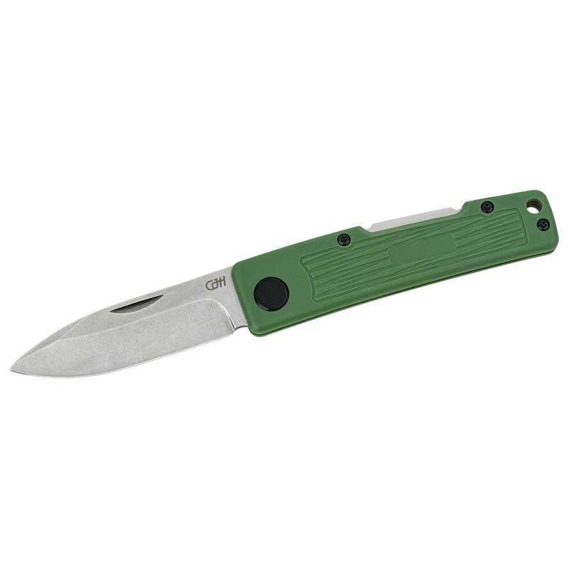 Cjh Taschenmesser, 8Cr13Mov-Stahl, Rostfrei, Bl, Glasf. Nylon-Griff Gr&uuml;n
