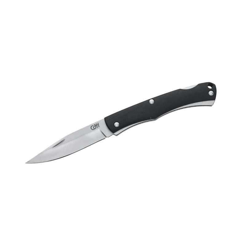Produktbild Cjh Taschenmesser, Aisi 420 Stahl, Rostfrei, G10-Griff, Nagelhau, Back-Lock, Fangriemen&ouml;se