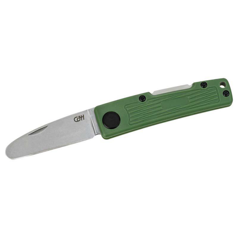 Cjh Taschenmesser Kids, 8Cr13Mov-Stahl, Rostfrei, Abgerundet, Bl, Glasf. Nylon-Griff Gr&uuml;n