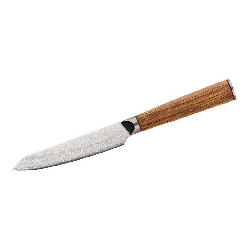 Cjh Universalmesser, 67-Lagen Damast, , Kernlage Aus-10 Stahl Olivenholz-Griff, Kurigata Griffform