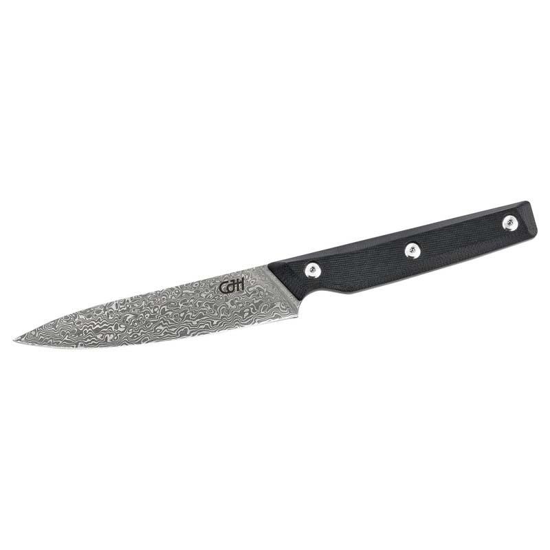 Cjh Universalmesser, 110L Damast, Vg-10 Stahl, 60&plusmn;2 Hrc, G10, Geschenkverp.