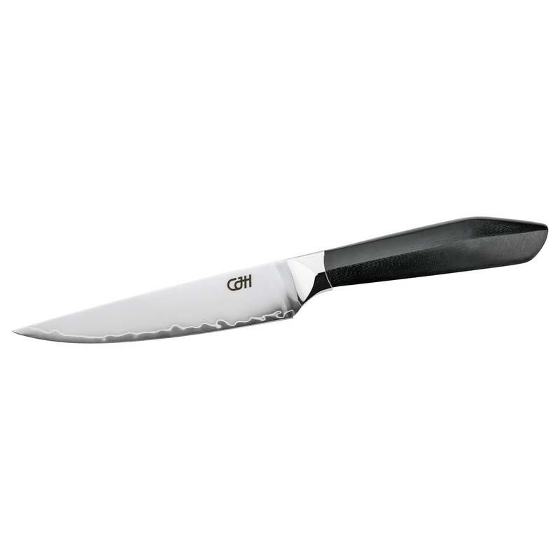 Cjh Universalmesser, 3-Lagen Stahl Jap. Aus-10 Stahl, 60&plusmn;2 Hrc, G10, Geschenkverp.