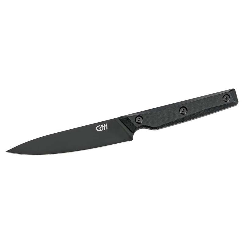 Cjh Universalmesser, Vg-10 Stahl, Black Titan, 60&plusmn;2 Hrc, Geschenkverp.