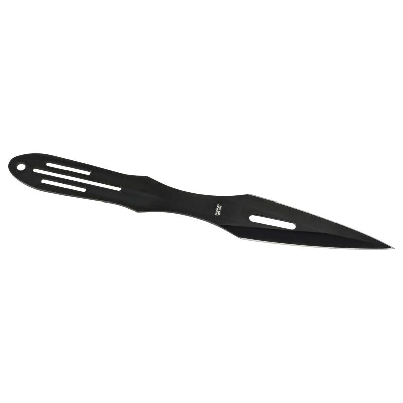 Cjh Wurfmesser-Set, 3Tlg, Aisi 420 Stahl, Rostfrei, Beschichtet, Spinne, Nylon Mit G&uuml;rtelschl.
