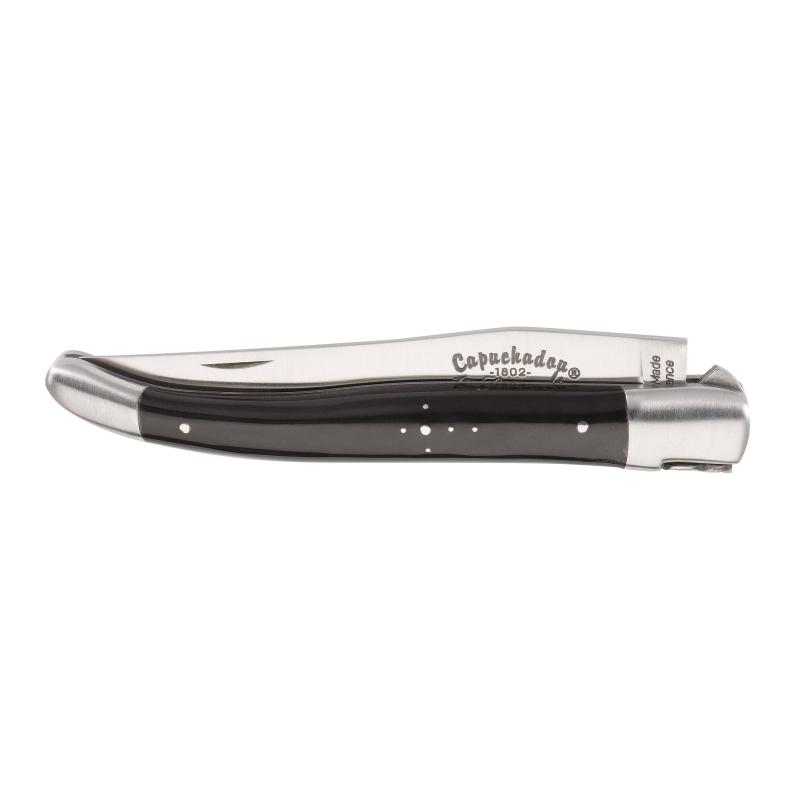 Fontenille Pataud Laguiole Capuchadou Taschenmesser, Stahl, Edelstahl, B&uuml;ffelhorn, Sch&auml;ferkr