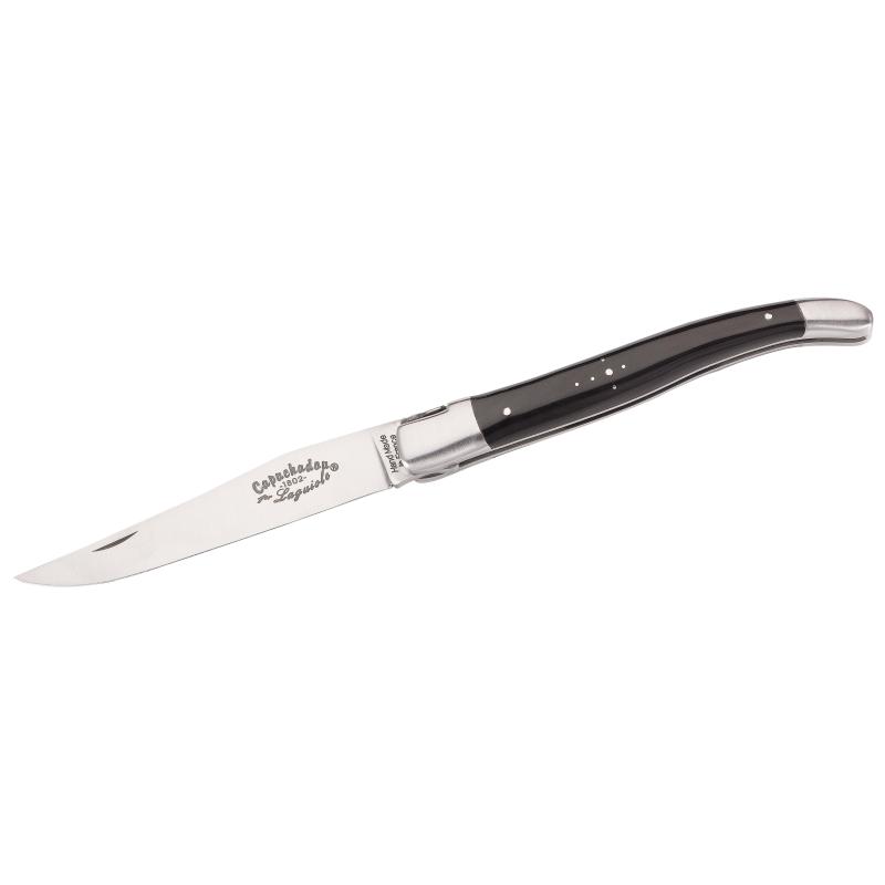 Fontenille Pataud Laguiole Capuchadou Taschenmesser, Stahl, Edelstahl, B&uuml;ffelhorn, Sch&auml;ferkr