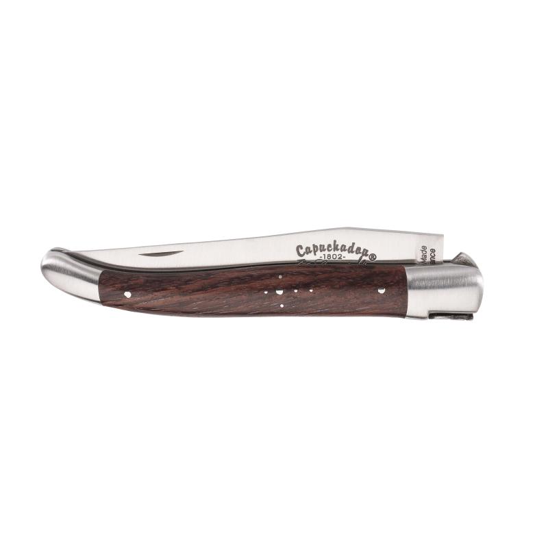 Fontenille Pataud Laguiole Capuchadou Taschenmesser, Stahl, Edelstahl, Kirschholz, Sch&auml;ferkr