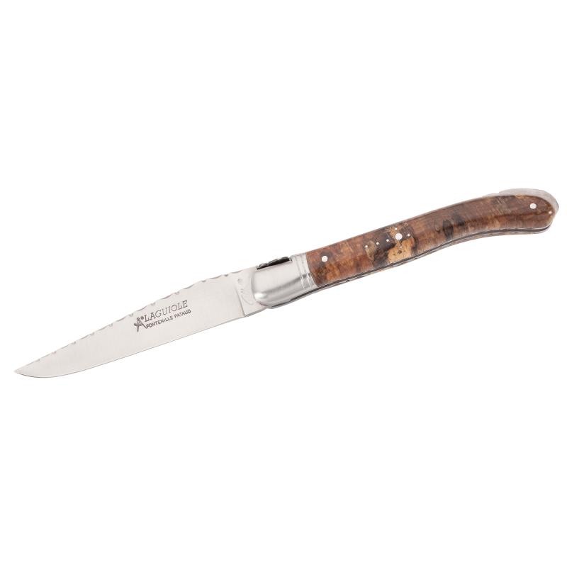 Produktbild Fontenille Pataud Laguiole Nature Taschenmesser, 14C28N-Stahl, Rostfrei, Bl, Edelstahl, Buche, Etui