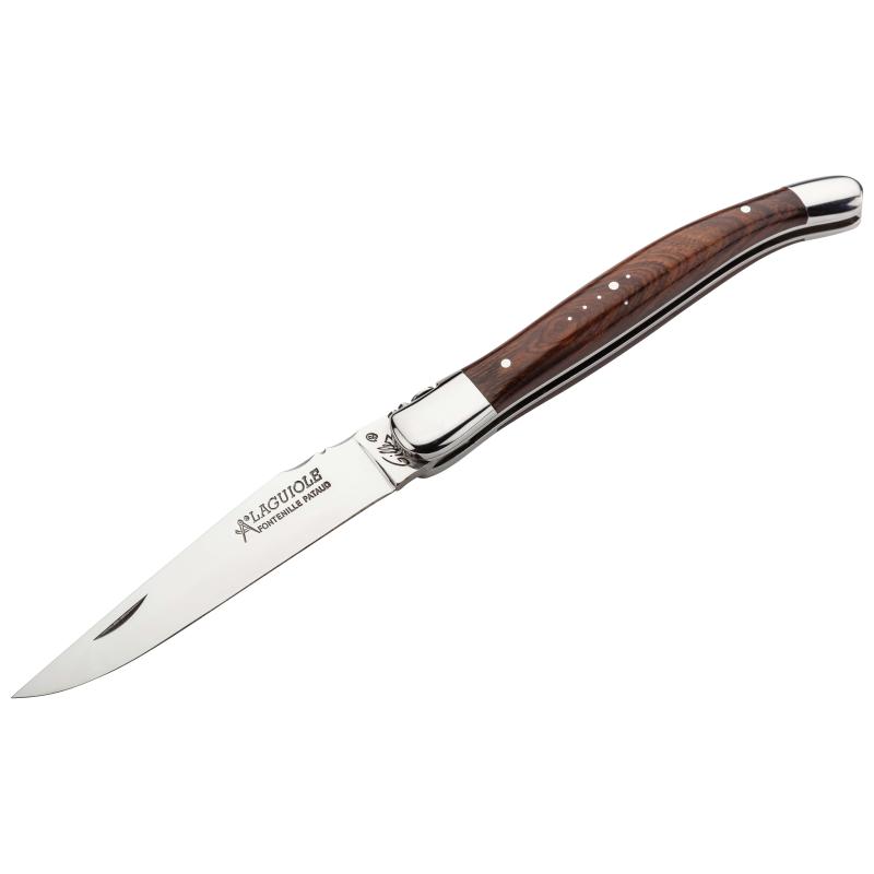 Fontenille Pataud Laguiole Traditional Taschenmesser, Stahl, Eisenholz, Sch&auml;ferkr, Edelstahl