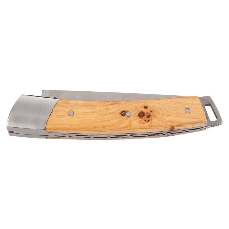 Fontenille Pataud Le Thiers Pocket Taschenmesser, 14C28N-Stahl, Rostfrei, Bl, Edelstahl, Wacholder