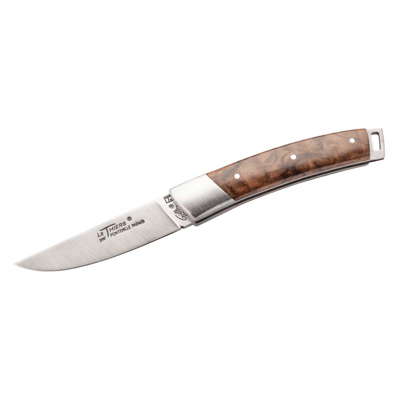 Produktbild Fontenille Pataud Le Thiers Pocket Taschenmesser, 14C28N-Stahl, Rostfrei, Bl, Edelstahl, Walnuss