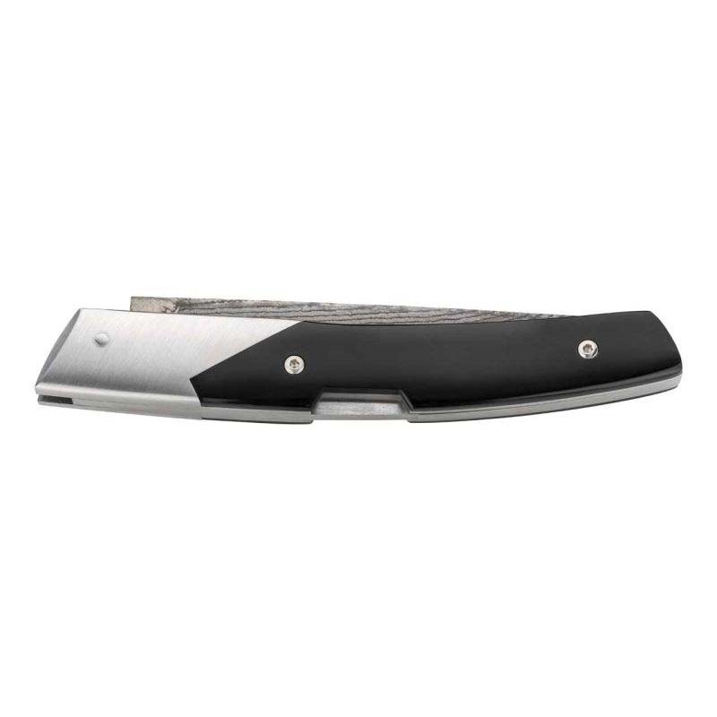 Fontenille Pataud Le Thiers Advance Taschenmesser, Sandwich-Damast Stahl Bl, Edelstahl, Horn-Griff