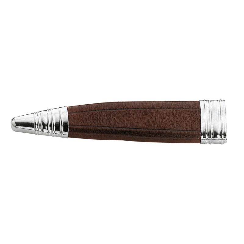 Hartkopf Stilett-Messer, 1.4116-Stahl, Rostfrei, Hirschhorn-Griff, Lederscheide, Edelwei&szlig;