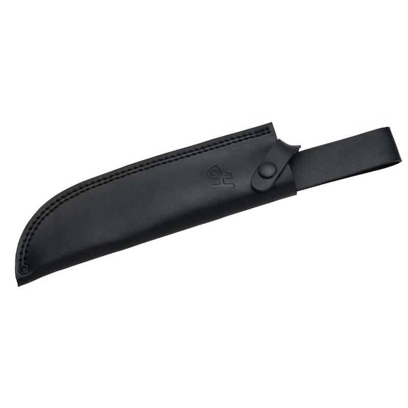 Herbertz Bushcraft- Und Survivalmesser D2, Olivenholz, Lederscheide