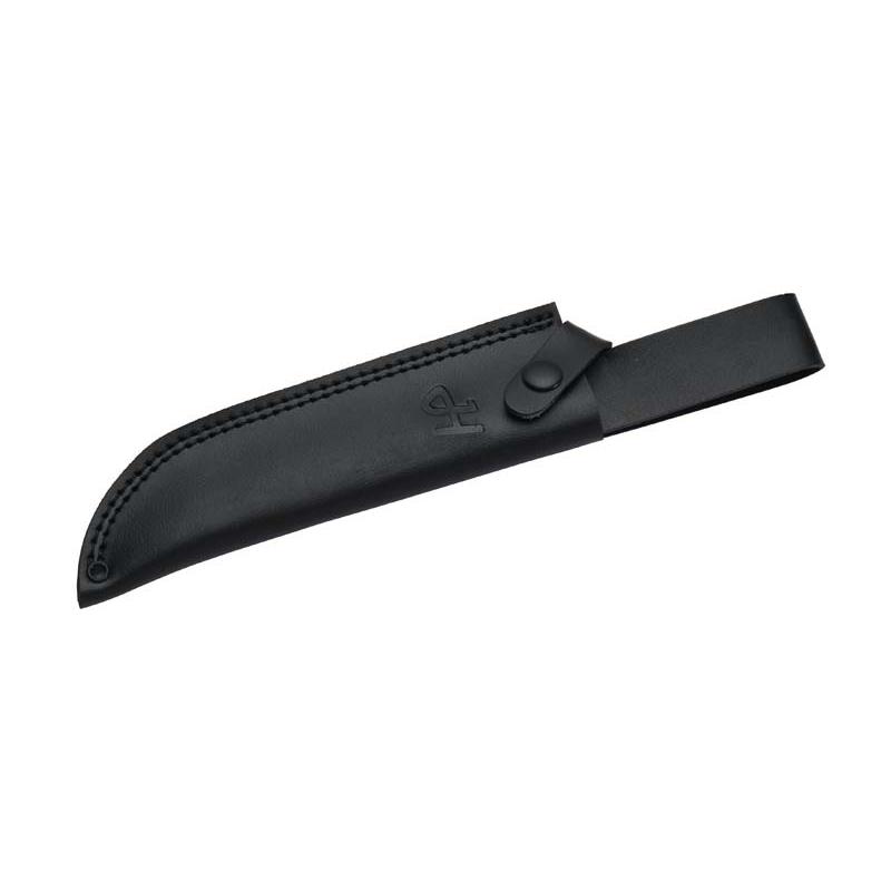 Herbertz Camp- Und Outdoormesser D2, Desert Micarta, Lederscheide
