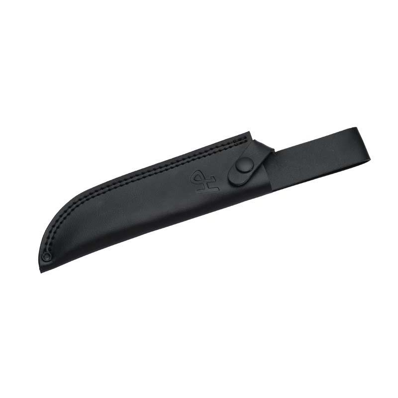 Herbertz Camp- Und Outdoormesser D2, Gr&uuml;n Micarta, Lederscheide