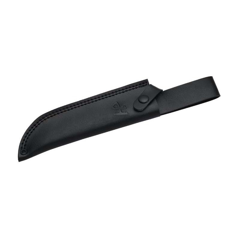 Herbertz Camp- Und Outdoormesser D2, Schwarz G10 Lederscheide