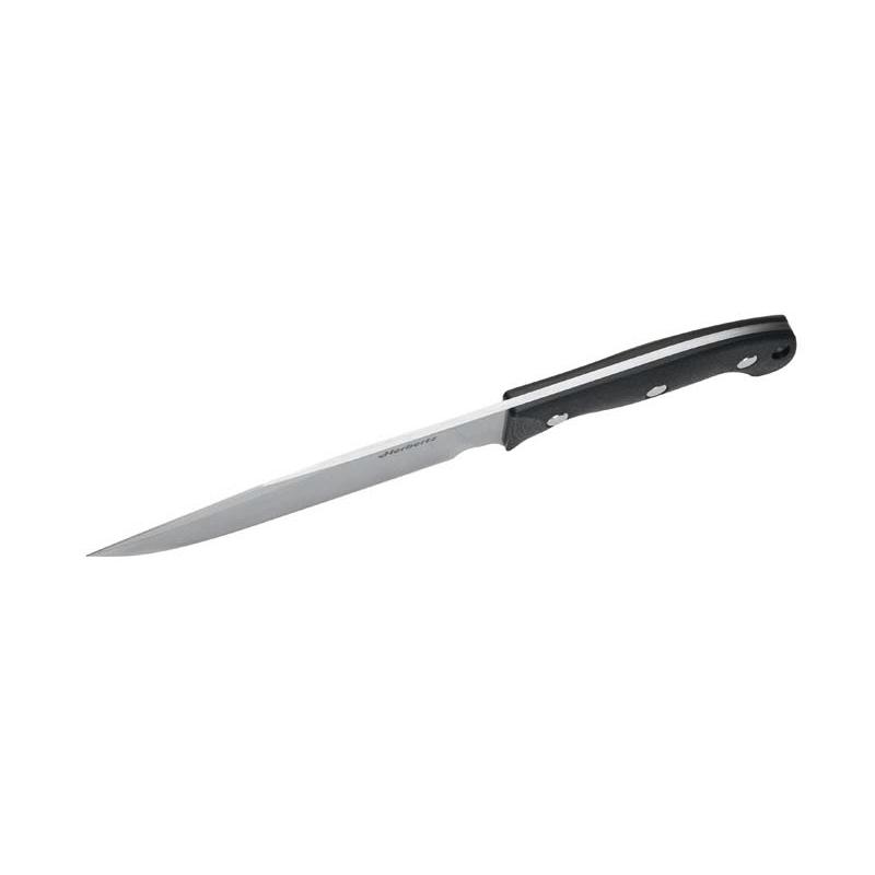 Herbertz Camp- Und Outdoormesser D2, Schwarz G10 Lederscheide