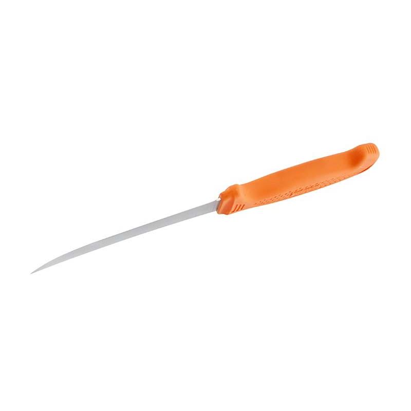 Herbertz Filetiermesser, Klassik, Orange, Medium, Aisi 440 Edelstahl, Steckscheide
