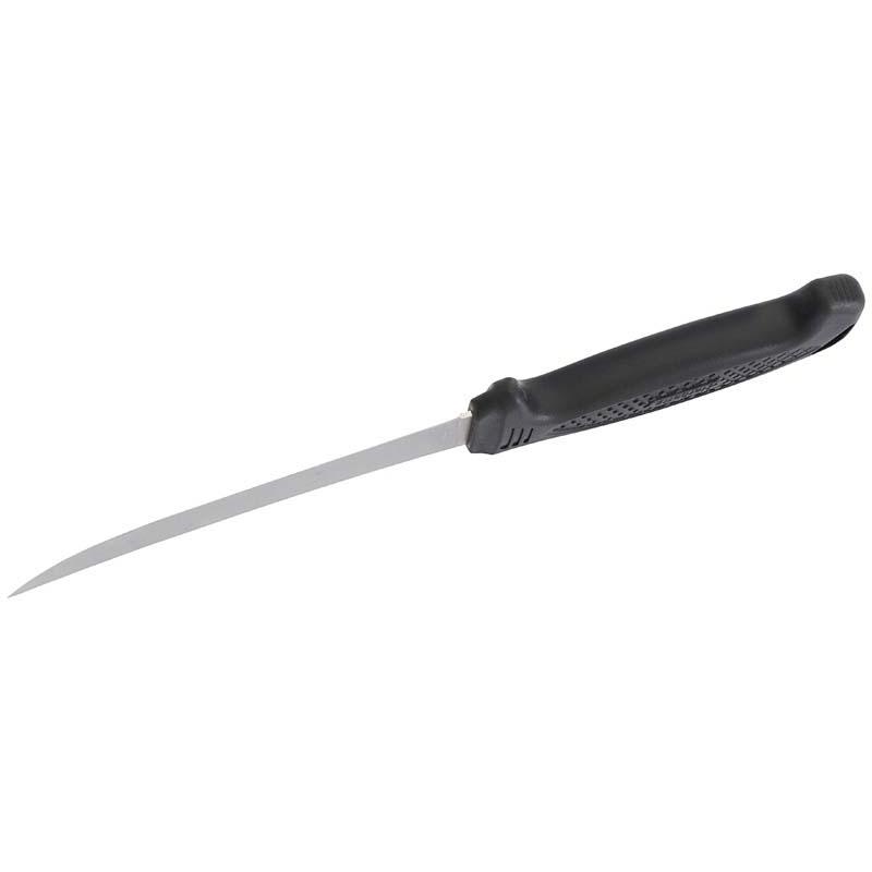 Herbertz Filetiermesser, Klassik, Schwarz, Medium, Aisi 440 Edelstahl, Steckscheide