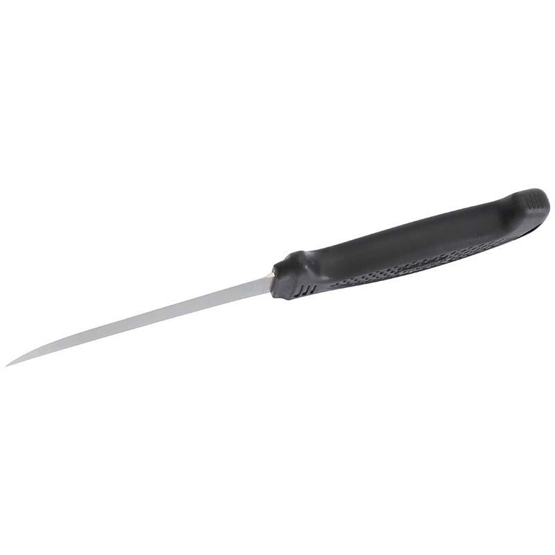 Herbertz Filetiermesser, Klassik, Schwarz, Small, Aisi 440 Edelstahl, Steckscheide