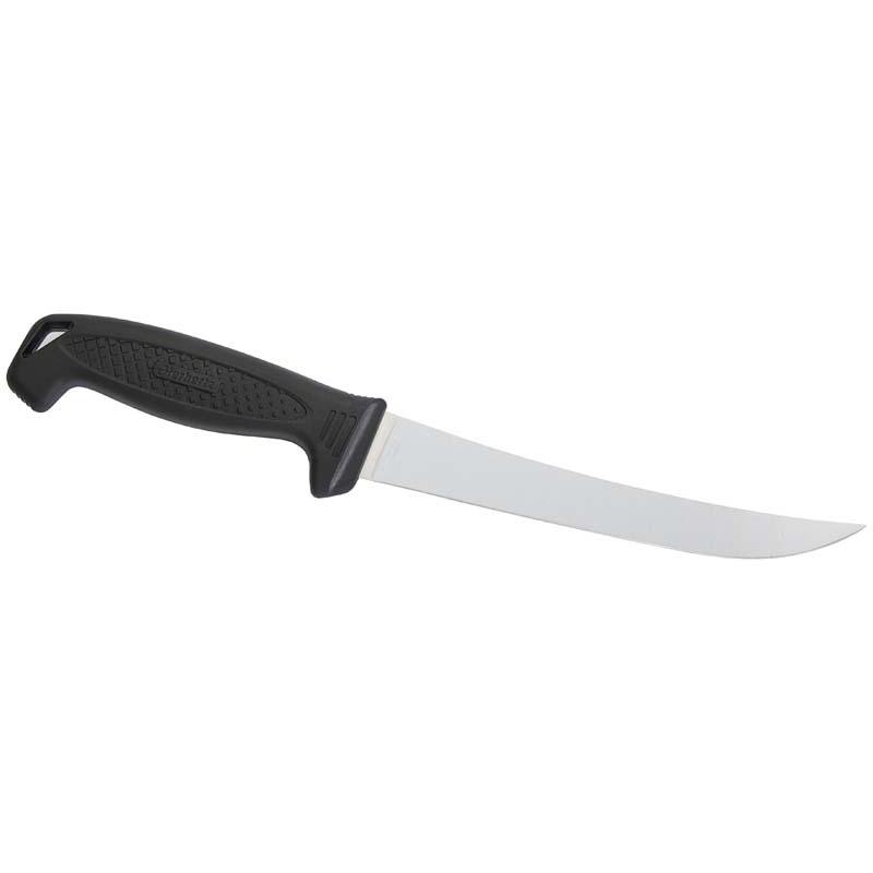 Herbertz Filetiermesser, Klassik, Schwarz, Large, Aisi 440 Edelstahl, Steckscheide