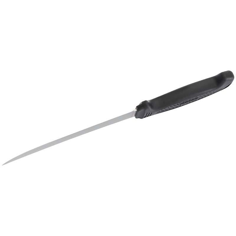 Herbertz Filetiermesser, Klassik, Schwarz, Large, Aisi 440 Edelstahl, Steckscheide