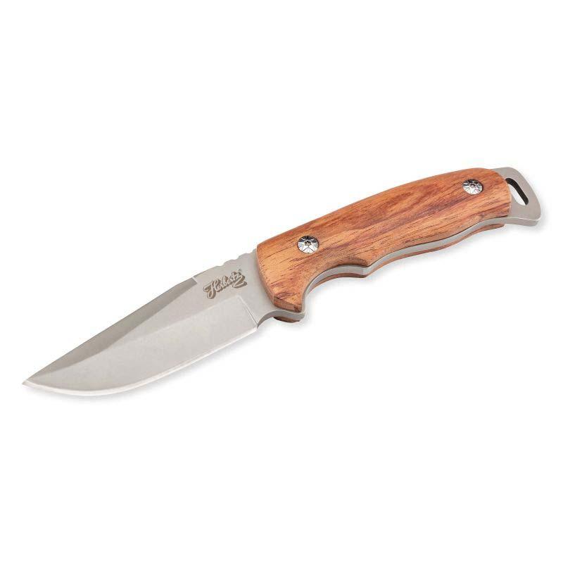 Herbertz G&uuml;rtelmesser, Aisi 420 Stahl, Rostfrei, Olivenholz-Griff