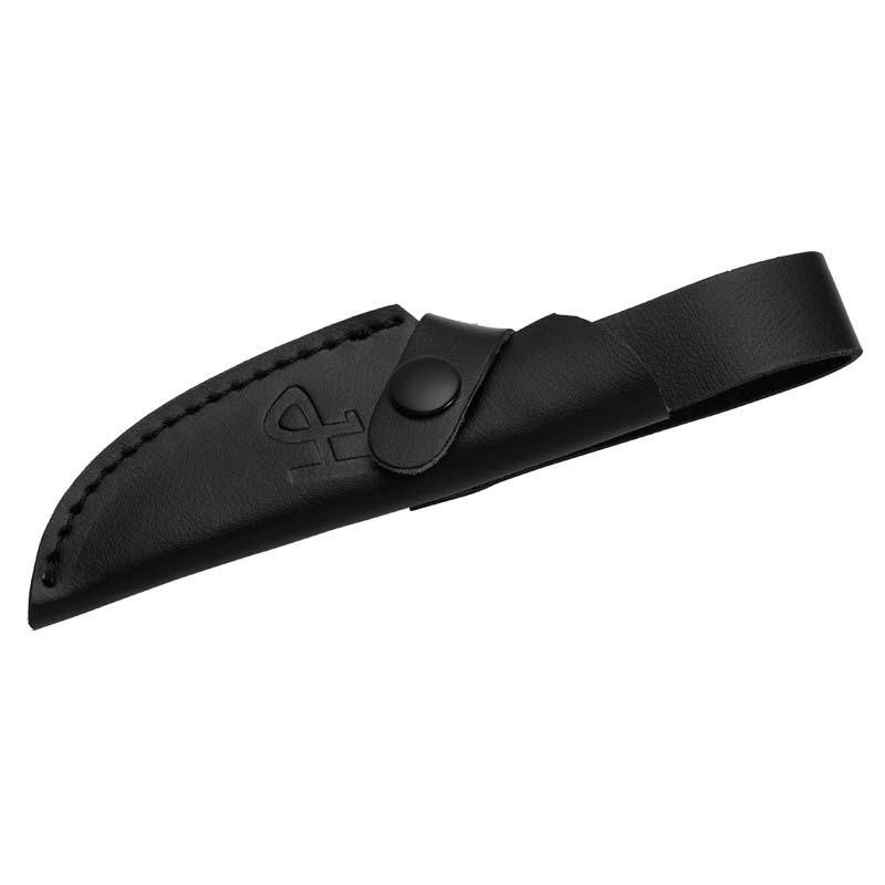 Herbertz G&uuml;rtelmesser, D2 Stahl, Rostfrei, G10 Griffschalen Lederscheide