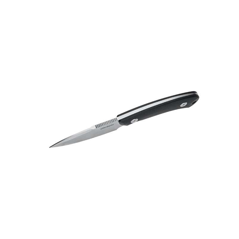 Herbertz G&uuml;rtelmesser, D2 Stahl, Rostfrei, G10 Griffschalen Lederscheide