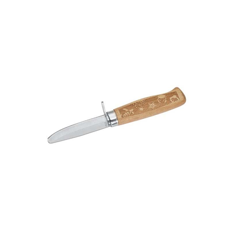 Herbertz Kindermesser, Mit Ozeanmotiv Auf Dem Griff, 3Cr13Mov, Buche, Nylon, Geschenkverp.
