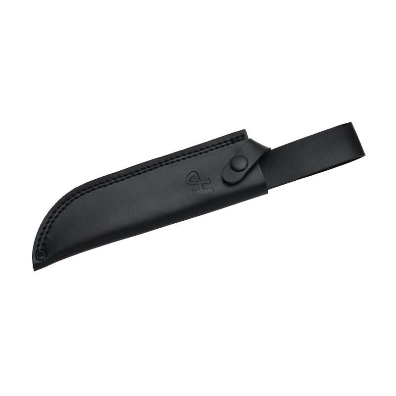 Herbertz Outdoor- Und Survivalmesser D2, Rostfrei, G10 Griffschalen Lederscheide