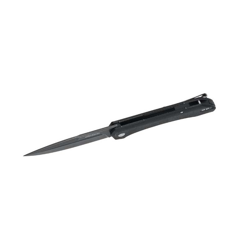 Herbertz Outdoor-Taschenmesser Liner Lock, Schwarz Micarta