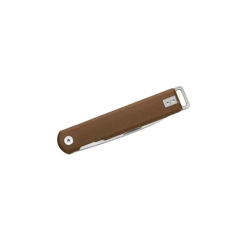 Herbertz Taschenmesser, D2 Stahl, Liner Lock, Desert Micarta