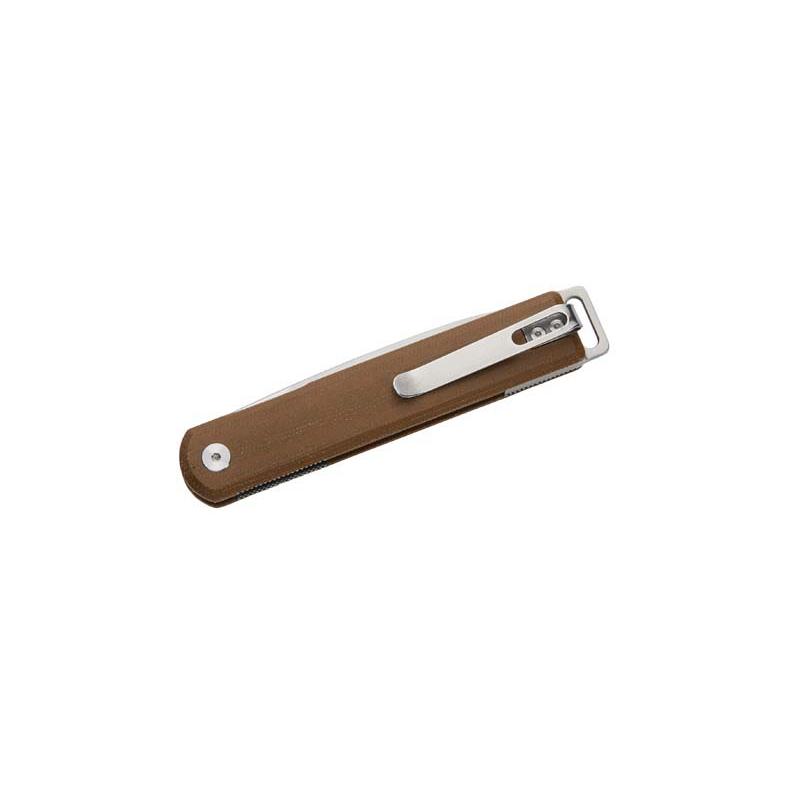 Herbertz Taschenmesser, D2 Stahl, Liner Lock, Desert Micarta