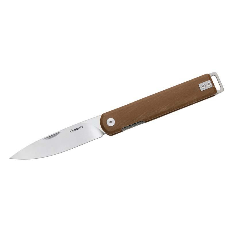 Herbertz Taschenmesser, D2 Stahl, Liner Lock, Desert Micarta