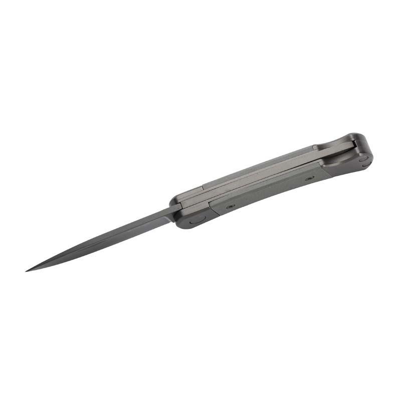 Herbertz Taschenmesser Titanbeschichtung D2, Small, Grau, Backlock