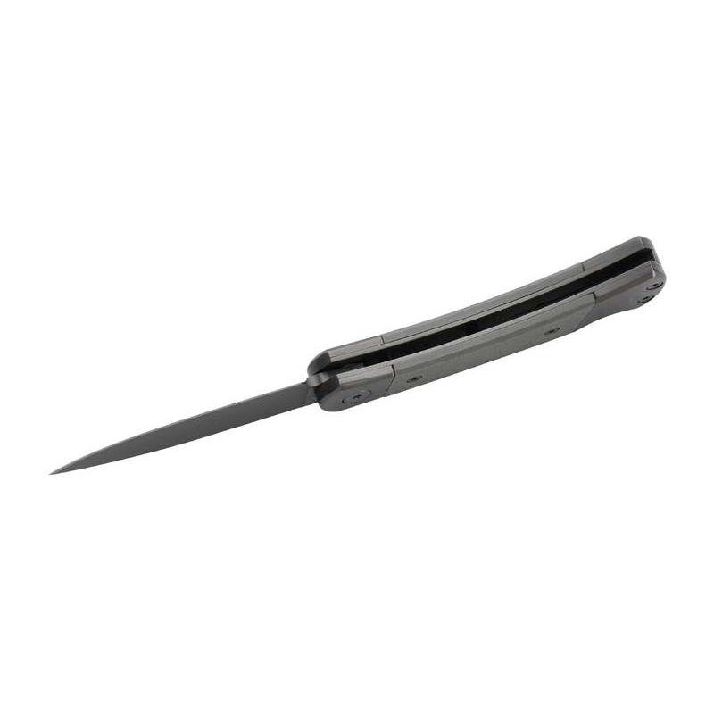 Herbertz Taschenmesser Titanbeschichtung D2, Small, Grau, Backlock
